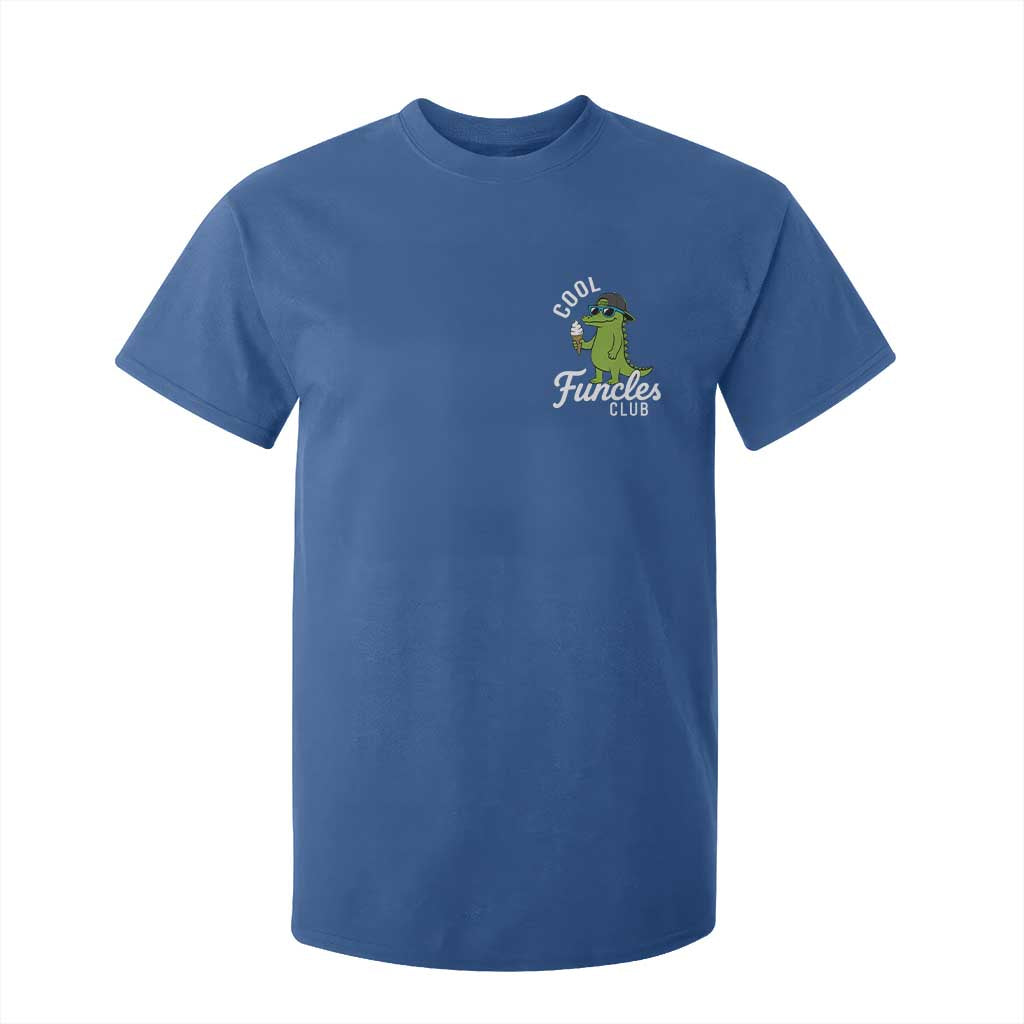 Funny Uncle T Shirt For Kid Cool Funcles Club Funcle Alligator TS10 Royal Blue Print Your Wear