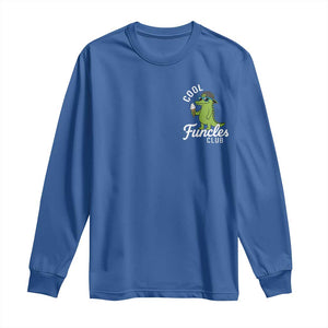 Funny Uncle Long Sleeve Shirt Cool Funcles Club Funcle Alligator TS10 Royal Blue Print Your Wear