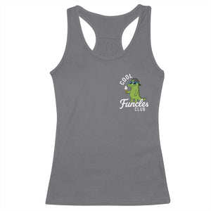 Funny Uncle Racerback Tank Top Cool Funcles Club Funcle Alligator TS10 Charcoal Print Your Wear