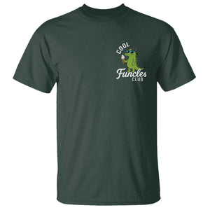 Funny Uncle T Shirt Cool Funcles Club Funcle Alligator TS10 Dark Forest Green Print Your Wear