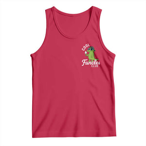 Funny Uncle Tank Top Cool Funcles Club Funcle Alligator TS10 Red Print Your Wear