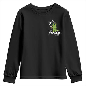 Funny Uncle Youth Sweatshirt Cool Funcles Club Funcle Alligator TS10 Black Print Your Wear