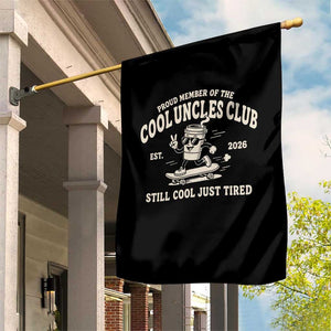 Cool Uncles Club Garden Flag Retro Skater Uncle Still Cool Just Tired TS10 Print Your Wear