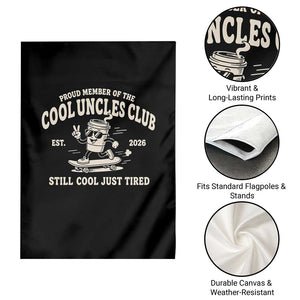 Cool Uncles Club Garden Flag Retro Skater Uncle Still Cool Just Tired TS10 Print Your Wear