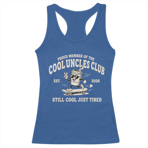 Cool Uncles Club Racerback Tank Top Retro Skater Uncle Still Cool Just Tired TS10 Royal Blue Print Your Wear