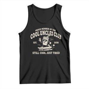 Cool Uncles Club Tank Top Retro Skater Uncle Still Cool Just Tired TS10 Black Print Your Wear