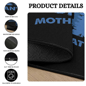 Funny Mothman Fat Ass Round Rug Vintage Cryptid Funny Moth Man Meme