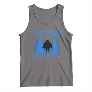 Funny Mothman Fat Ass Tank Top Vintage Cryptid Funny Moth Man Meme TS10 Deep Heather Print Your Wear