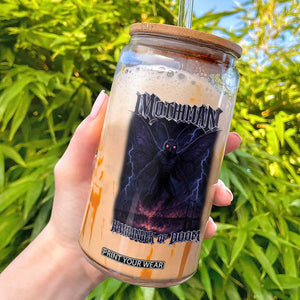 Mothman Glass Can Black Bridge Folk Horror Cryptid Fan TS10 Black Print Your Wear