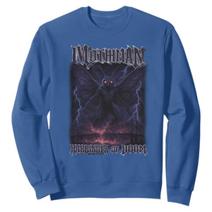Mothman Sweatshirt Black Bridge Folk Horror Cryptid Fan TS10 Royal Blue Print Your Wear