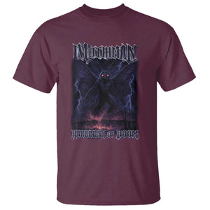 Mothman T Shirt Black Bridge Folk Horror Cryptid Fan TS10 Maroon Print Your Wear