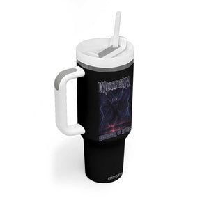 Mothman Tumbler With Handle Black Bridge Folk Horror Cryptid Fan TS10 Print Your Wear