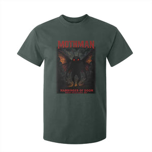 Mothman T Shirt For Kid Horror Harbinger of Doom Urban Myth Cryptid Creature TS10 Dark Forest Green Print Your Wear