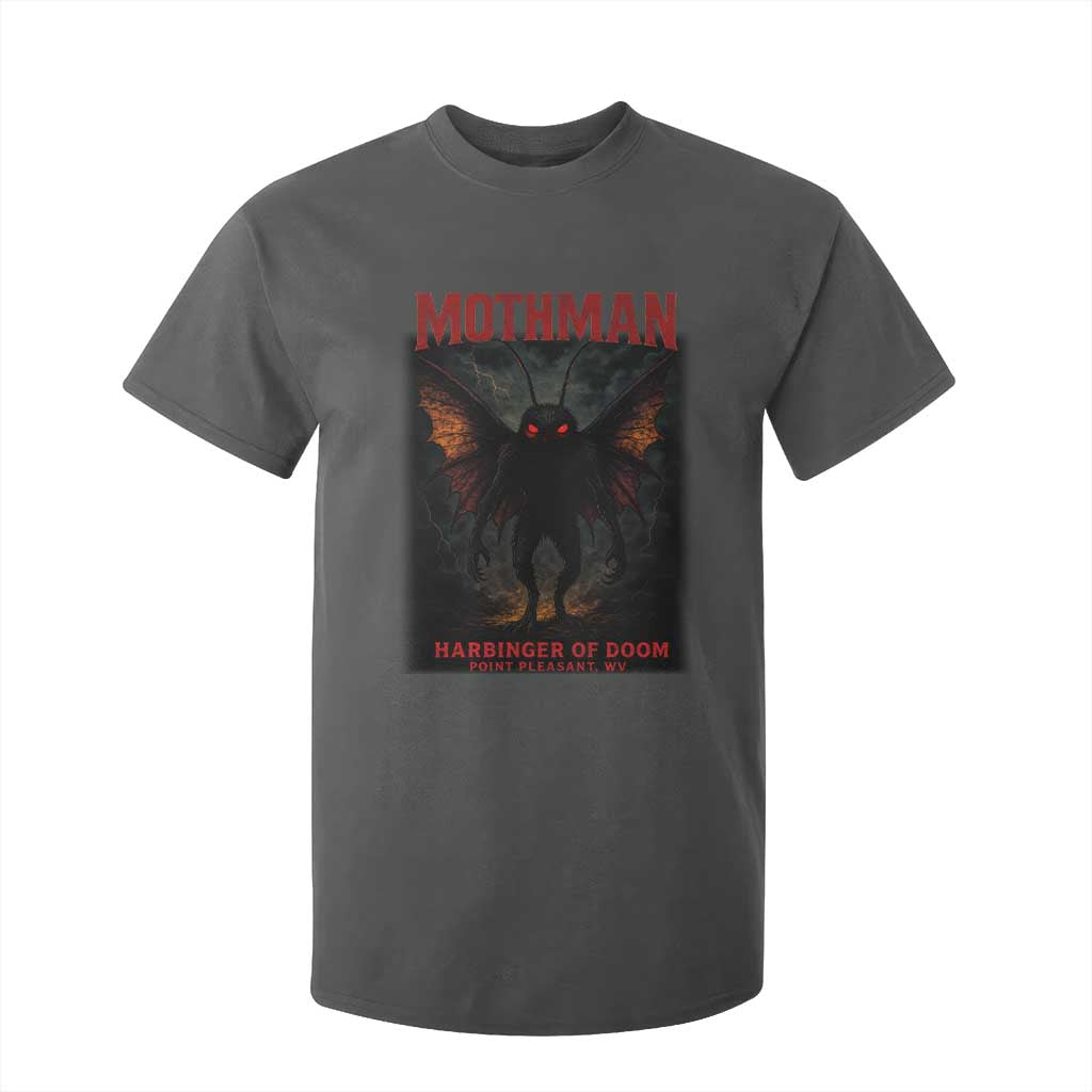 Mothman T Shirt For Kid Horror Harbinger of Doom Urban Myth Cryptid Creature TS10 Dark Heather Print Your Wear