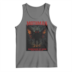 Mothman Tank Top Horror Harbinger of Doom Urban Myth Cryptid Creature TS10 Black Heather Print Your Wear