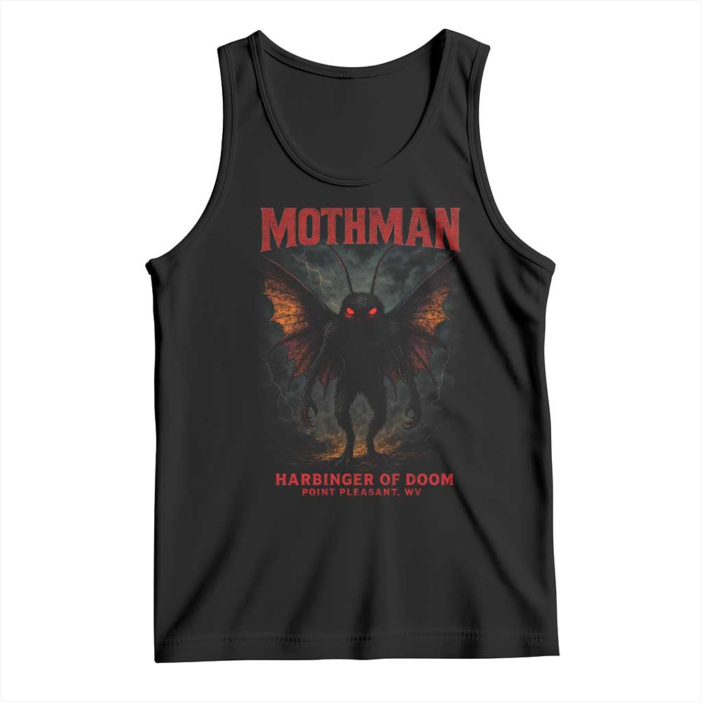 Mothman Tank Top Horror Harbinger of Doom Urban Myth Cryptid Creature TS10 Black Print Your Wear