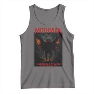 Mothman Tank Top Horror Harbinger of Doom Urban Myth Cryptid Creature TS10 Deep Heather Print Your Wear