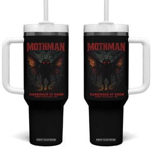 Mothman Tumbler With Handle Horror Harbinger of Doom Urban Myth Cryptid Creature TS10 One Size: 40 oz Black Print Your Wear