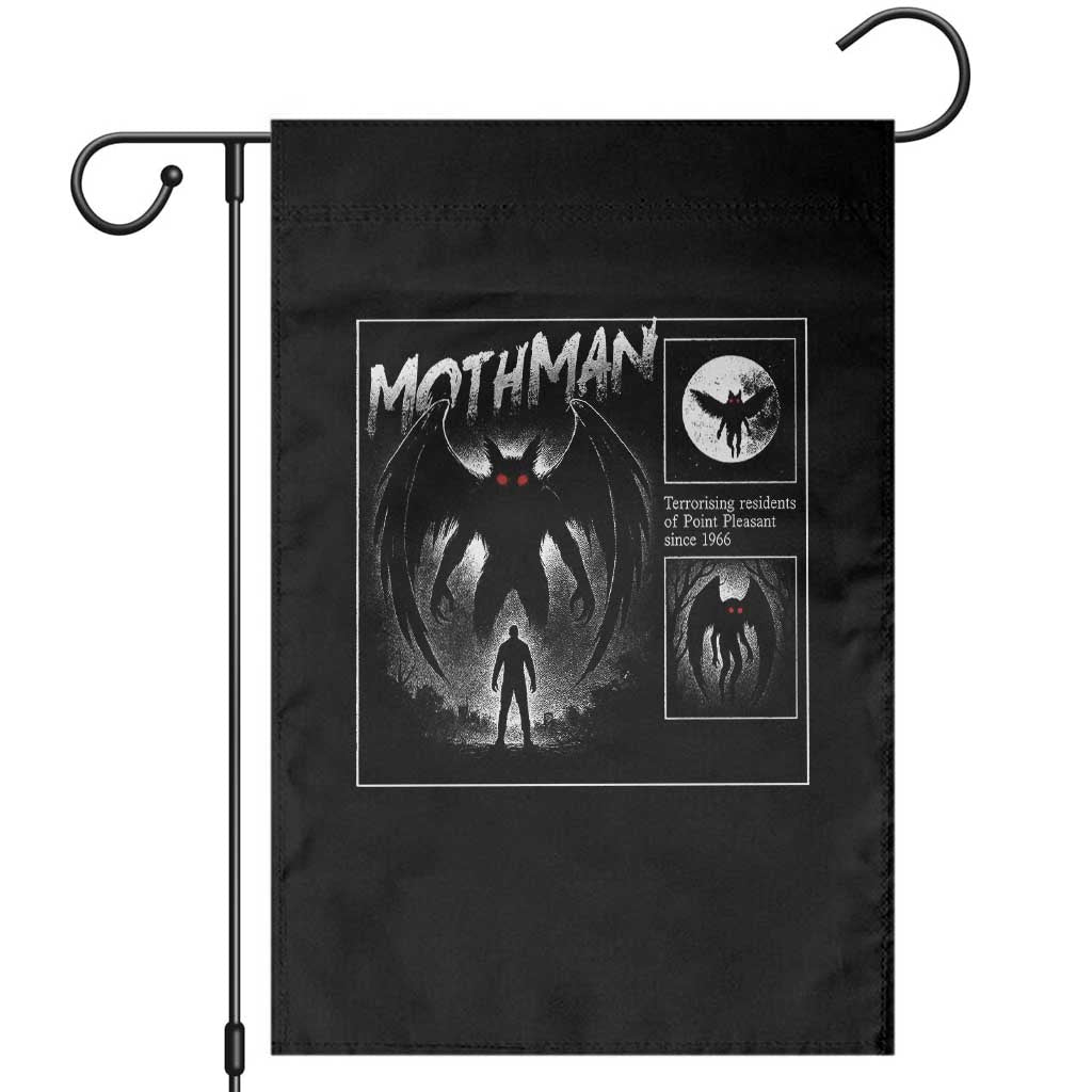 Mothman Garden Flag Retro Horror Manga Urban Myth Cryptid Creature TS10 Black Print Your Wear