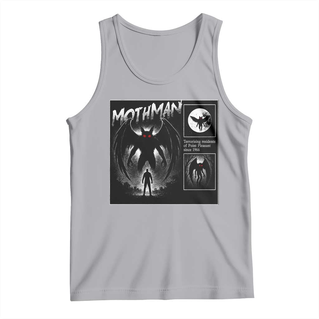 Mothman Tank Top Retro Horror Manga Urban Myth Cryptid Creature TS10 Athletic Heather Print Your Wear