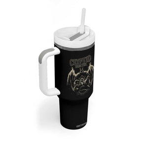 Retro Cryptid Hunter Tumbler With Handle Mothman Bigfoot Loch Ness Monster Cryptids TS10 Print Your Wear