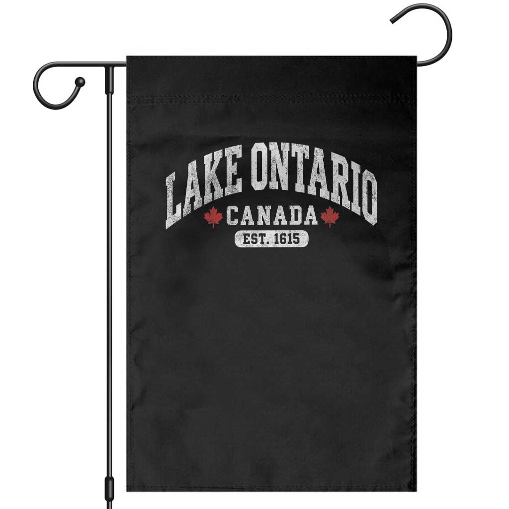Lake Ontario Canada Garden Flag Great Lakes Vintage Retro Souvenir Gift