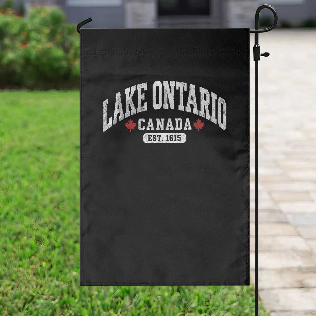 Lake Ontario Canada Garden Flag Great Lakes Vintage Retro Souvenir Gift