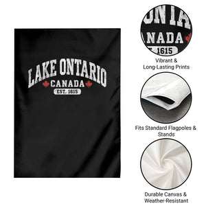 Lake Ontario Canada Garden Flag Great Lakes Vintage Retro Souvenir Gift