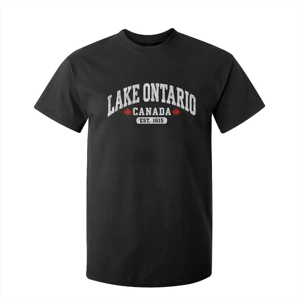Lake Ontario Canada T Shirt For Kid Great Lakes Vintage Retro Souvenir Gift