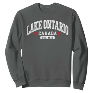 Lake Ontario Canada Sweatshirt Great Lakes Vintage Retro Souvenir Gift