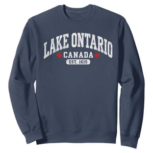 Lake Ontario Canada Sweatshirt Great Lakes Vintage Retro Souvenir Gift