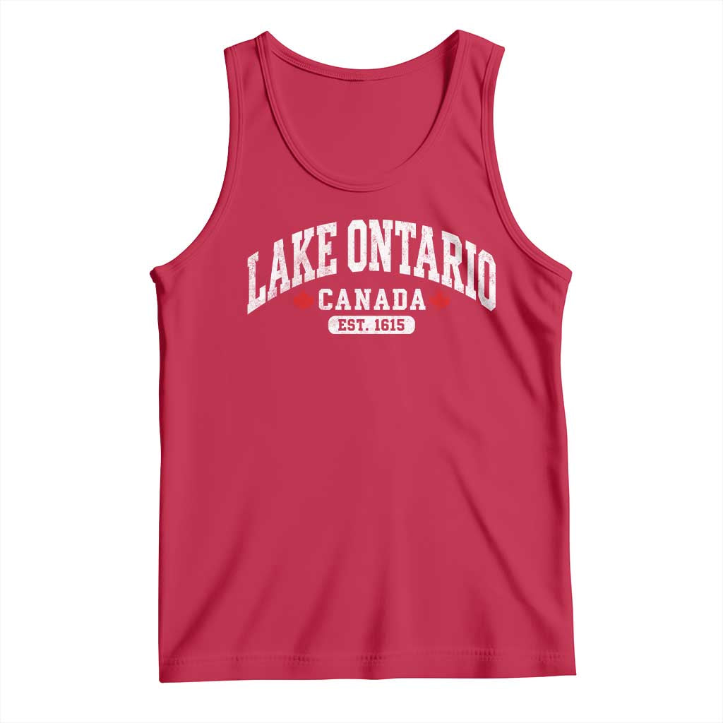 Lake Ontario Canada Tank Top Great Lakes Vintage Retro Souvenir Gift