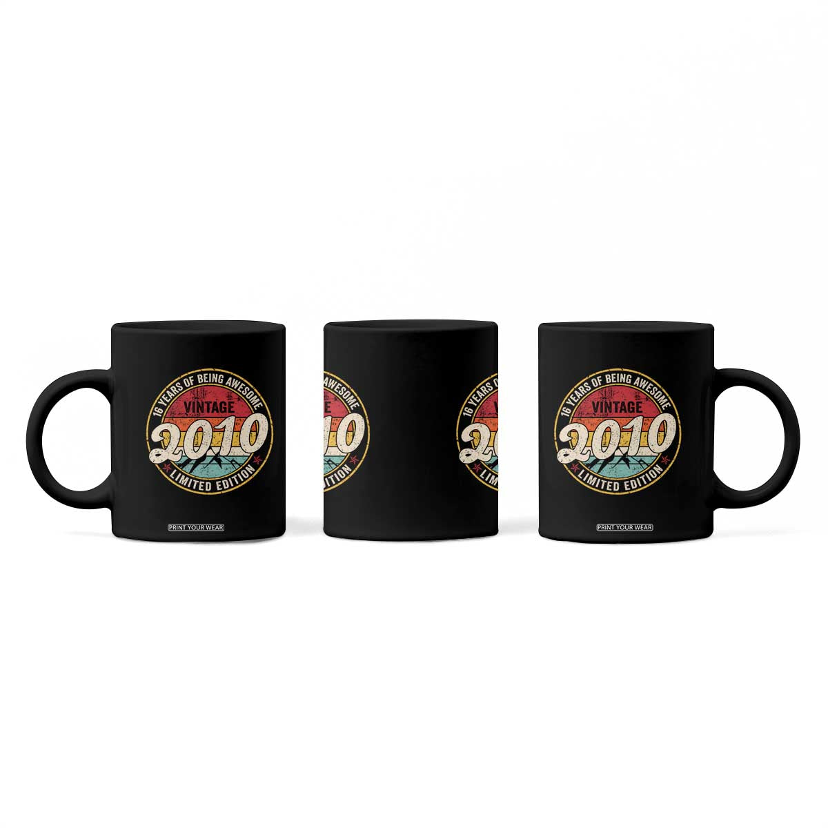 16th Birthday Coffee Mug Vintage 2010 Limited Edition Funny 16 Year Old Gift