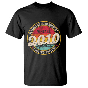 16th Birthday T Shirt Vintage 2010 Limited Edition Funny 16 Year Old Gift