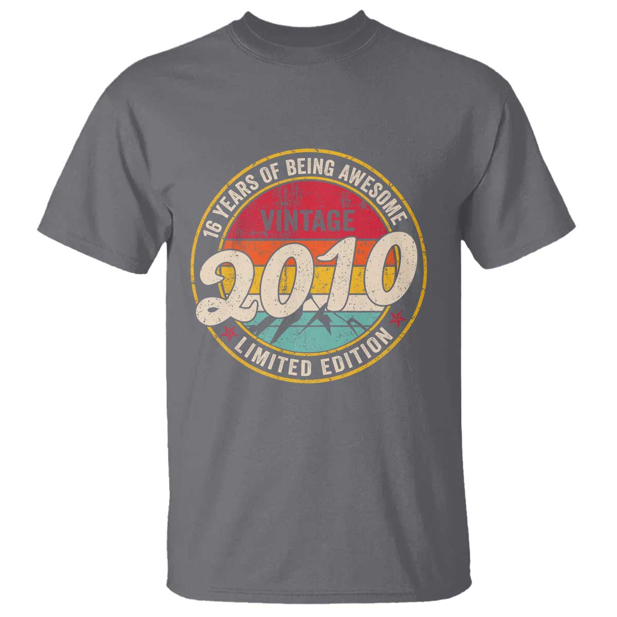 16th Birthday T Shirt Vintage 2010 Limited Edition Funny 16 Year Old Gift