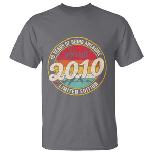 16th Birthday T Shirt Vintage 2010 Limited Edition Funny 16 Year Old Gift