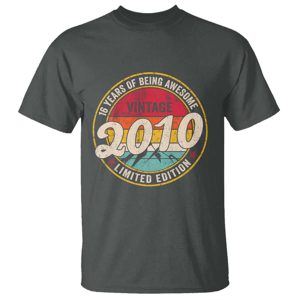 16th Birthday T Shirt Vintage 2010 Limited Edition Funny 16 Year Old Gift
