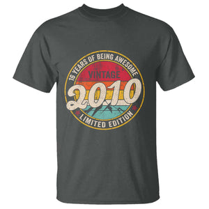 16th Birthday T Shirt Vintage 2010 Limited Edition Funny 16 Year Old Gift