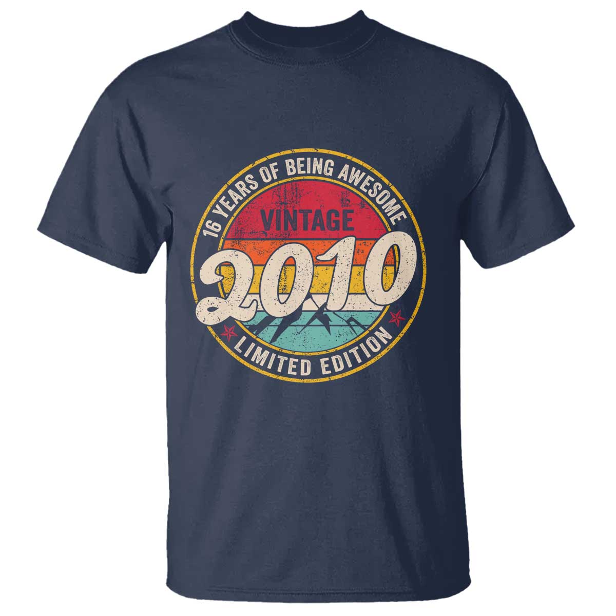 16th Birthday T Shirt Vintage 2010 Limited Edition Funny 16 Year Old Gift