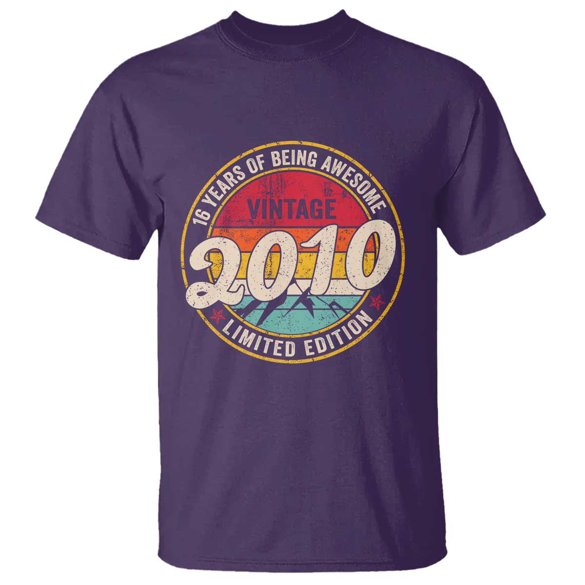 16th Birthday T Shirt Vintage 2010 Limited Edition Funny 16 Year Old Gift