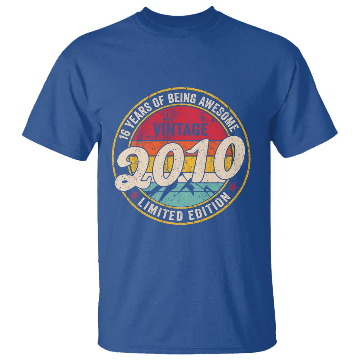 16th Birthday T Shirt Vintage 2010 Limited Edition Funny 16 Year Old Gift