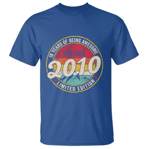 16th Birthday T Shirt Vintage 2010 Limited Edition Funny 16 Year Old Gift