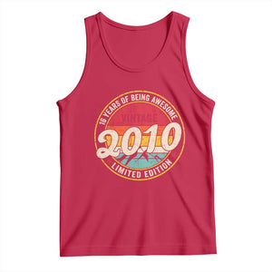 16th Birthday Tank Top Vintage 2010 Limited Edition Funny 16 Year Old Gift