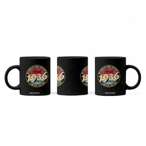 90th Birthday Coffee Mug Vintage 1936 Limited Edition Funny 90 Year Old Gift