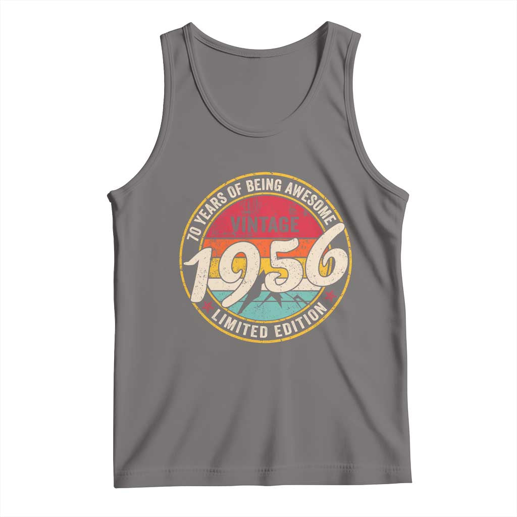 70th Birthday Tank Top Vintage 1956 Limited Edition Funny 70 Year Old Gift