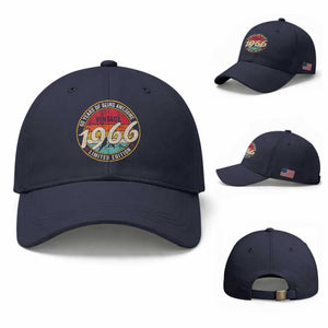 60th Birthday Baseball Cap Vintage 1966 Limited Edition Funny 60 Year Old Gift