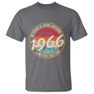 60th Birthday T Shirt Vintage 1966 Limited Edition Funny 60 Year Old Gift
