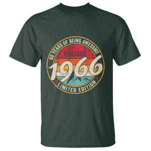60th Birthday T Shirt Vintage 1966 Limited Edition Funny 60 Year Old Gift
