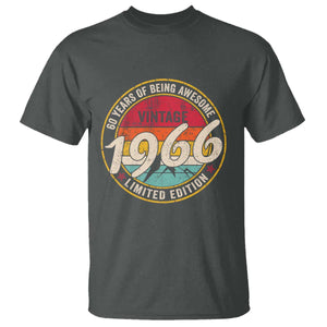 60th Birthday T Shirt Vintage 1966 Limited Edition Funny 60 Year Old Gift