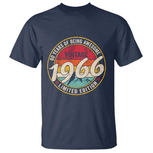 60th Birthday T Shirt Vintage 1966 Limited Edition Funny 60 Year Old Gift